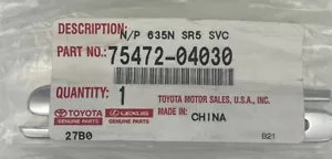 Toyota Tacoma SR5 Tailgate Door Nameplate Emblem Genuine 75472-04030 - Bild 1 von 2