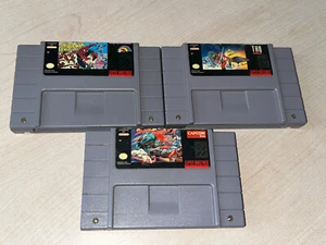 SPIDERMAN/X-MEN -EMPIRE STRIKES BACK -STREET FIGHTERS II LOT OF 3 NINTEDO CARTS - Picture 1 of 15