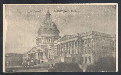 US SC# UX14 1897 Postal Card, Lithograph of Washing DC on Reverse - Spectacular! - Image 1 of 2