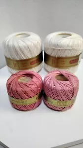 J. & P. ABRIGOS ESTRELLA Peral y Algodón Memorizado Tejido Crochet Bordado Cuerda 4 - Imagen 1 de 5