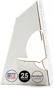 25 Pack Cardboard Easel Backs 3 Inch, Self Stick Stand Display Signs, Canvas, Ph - Picture 1 of 8