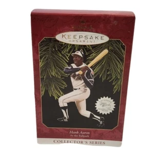 1997 Hallmark Hank Aaron MLB At the Ballpark 8 Andenken Ornament IOB QXI6152 - Bild 1 von 6