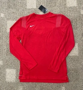 Men's Size L Nike Team Player Long Sleeve Shirt T-Shirt Training Top CW3539-657 - Picture 1 of 3