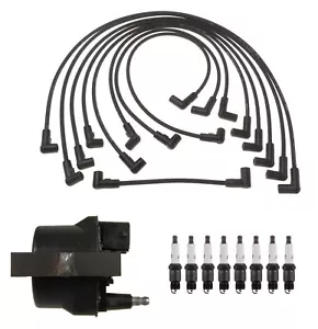 Ignition Wires Coil 8 Spark Plugs Kit ACDelco For AM General Chevrolet GMC V8 - Picture 1 of 1
