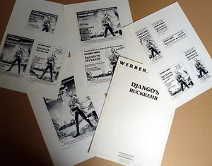 DJANGOS RÜCKKEHR * FRANCO NERO * Werberatschlag - CAMPAIGN BOOK - Bild 1 von 2