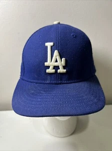 Mens New Era MLB Authentic Collection LA Dodgers Fitted Hat Cap SZ: 7 BLUE - Picture 1 of 9