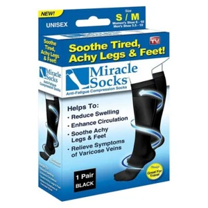 Miracle Socks Anti-Müdigkeit Kompressionsstrümpfe ~~~ wie im TV® ideal für Reisen - Bild 1 von 8