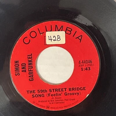 Simon and Garfunkel The 59th Street Bridge Song (Feelin’ Groovy), At the Zoo 45 - Image 1 of 4