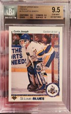 1990-91 Upper Deck French #175 Curtis Joseph BGS 9.5 GEM MINT True Gem+