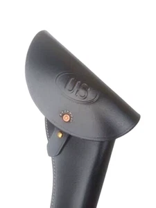 US Civil War Union Confederate Army Cavalry Leather Holster Right Hand Draw - Picture 1 of 5