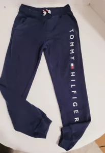 Tommy Hilfiger Joggers Boys Size 12/14 Medium Hilfiger Activewear Sweatpant Navy - Picture 1 of 6