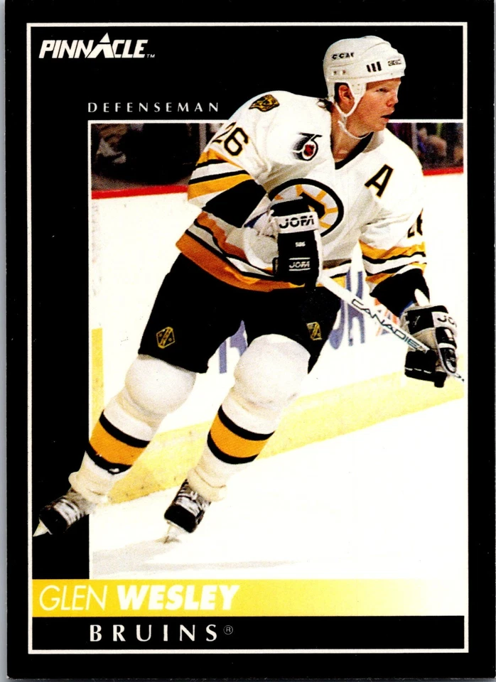 1992-93 Pinnacle - #326 Glen Wesley - Image 1 of 2
