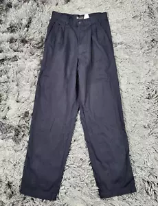 Pantalone Dockers donna 14 nero 100% cotone logo plissettato slim fit tasche zip-fly - Foto 1 di 18