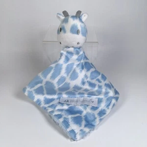 Petite L’amour Giraffe Lovey Security Blanket Plush Blue White - Picture 1 of 3