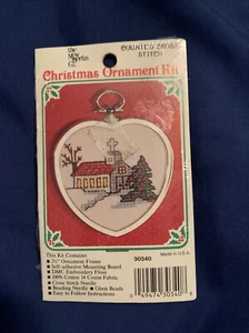 The New Berlin Co Christmas Ornament Kit Church In Snow - Picture 1 of 2