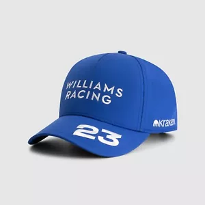 Williams Racing F1 Official PUMA Team Alex Albon Baseball Cap Hat 2025 Navy Kids - Picture 1 of 4