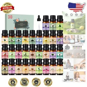 30 Pure Essential Oils Set - Versatile & Gift-Ready for Diffusers & DIY Projects - Picture 1 of 9