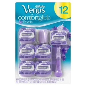 Gillette Venus Comfort Glide Damen-Rasiergriff + 12 Catridges TOLLES ANGEBOT!! - Bild 1 von 4