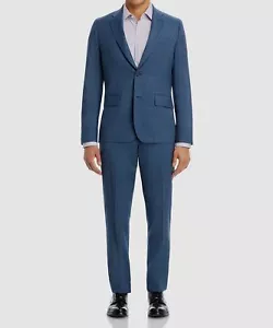 Paul Smith Men's Blue Brierley Screenweave 2-Piece Jacket & Pants Suit Size 38R - Picture 1 of 5
