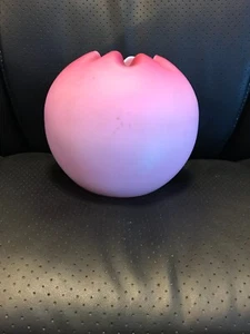 Large Beautiful Glass Light to Deep Pink Rose Bowl - D mik - Picture 1 of 4