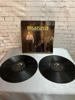 HARRY BELAFONTE At Carnegie Hall 2x LP (1959) LIVING STEREO deep groove original - Image 1 of 4