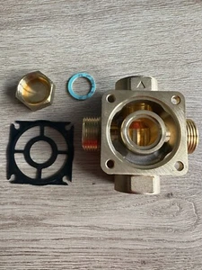 SYR Flansch 1'' DN 25 für Heizungsfilter HF 3415 inkl. Dichtungen u. Kappe - Bild 1 von 3