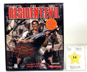 Resident Evil 1 Capcom Big Box PC Windows Computer New in Box 1996 Sealed NIB - Bild 1 von 12