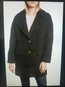 NEW Michael Kors Black Oversized Coat size M - Picture 1 of 2