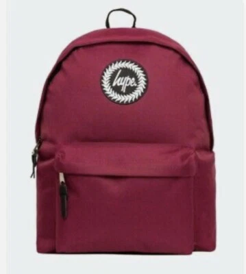 Hype Rucksack Rucksack Schultasche Burgund BRANDNEU Sport - Bild 1 von 2