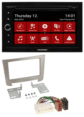 Blaupunkt MP3 DVD Bluetooth DAB 2DIN USB Autoradio für SSangYong Rexton ab 2013 - Bild 1 von 4