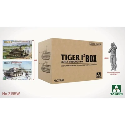 Tiger ² Early Produzione Box & 1:16 Wittmann TAKOM 2195w 1:3 5 1:16 Modellino - Immagine 1 di 4