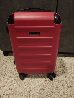 Solgaard Red Medium Carry On Closet Suitcase - Image 1 of 4