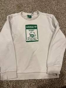 Adidas X The Muppets Disney Kermit Sweater Boys Medium - Picture 1 of 4