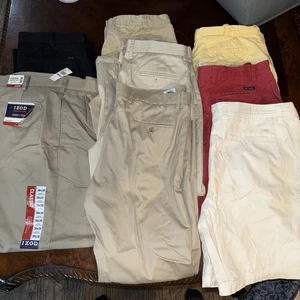 (8) Izod & Dockers 38x30 Pants Shorts  - Picture 1 of 6