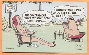 Oak Leaf Ranch Nudists by Collins Nudism Promotion by Cardco 1956 Series - Bild 1 von 4