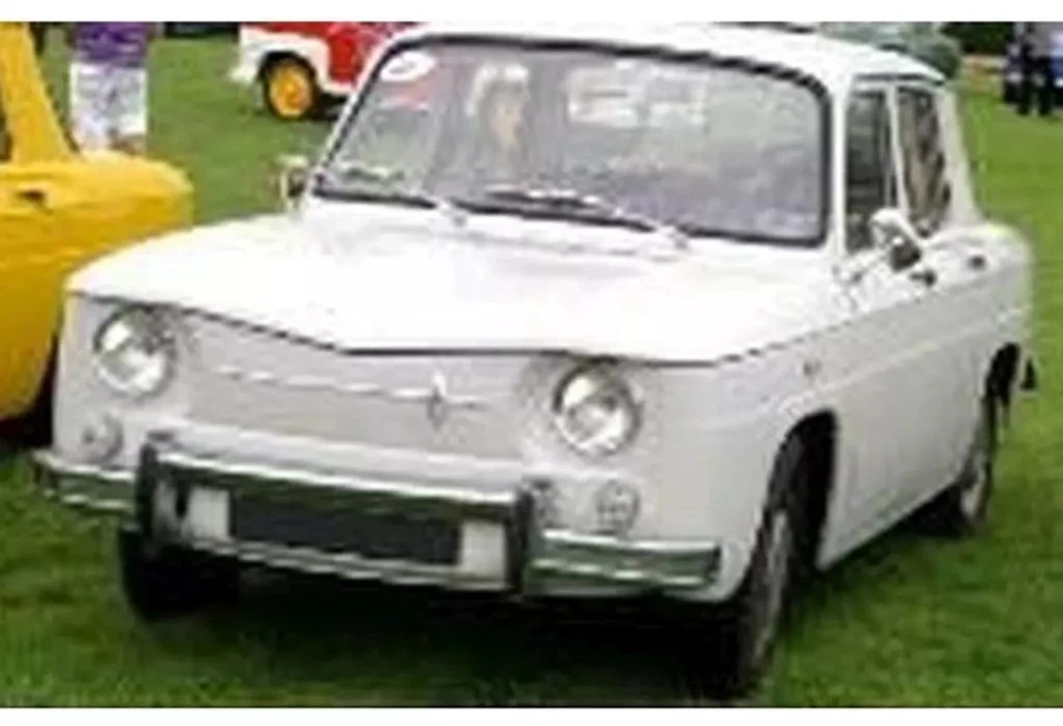 Renault 8 1/87 Diecast Mini Car Metallic Beige Japan - Image 1 of 1