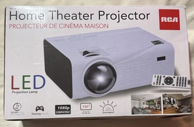 RCA RPJ119 WVGA 150 in. Home Video Projector CIB(tested) - Image 1 of 4