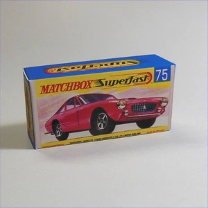 Matchbox Lesney Superfast 75c Ferrari Berlinetta G Style Repro Box - Picture 1 of 4