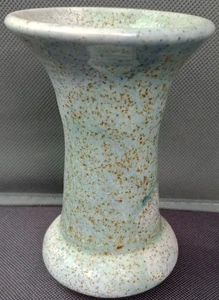 Studiokeramik Steingut Vase, John Bordeaux, bunt 11 cm sehr guter Zustand - Bild 1 von 6