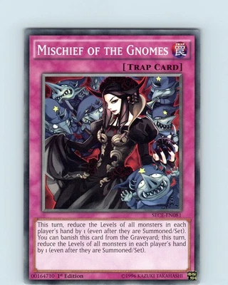 Yu-Gi-Oh TCG Mischief Of The Gnomes SECE-EN081 1st Edition Common Card NM - Image 1 of 2