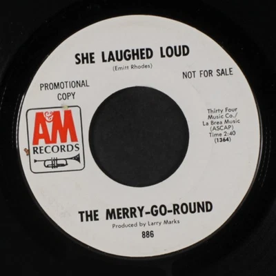 MERRY-GO-ROUND: she laughed loud / same A&M 7" Single 45 RPM - Image 1 of 2