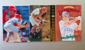 Ivan "Pudge" Rodriguez 1994 SP / 1994 Flair / 1993 Donruss Diamond Kings - Picture 1 of 3