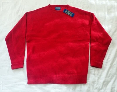 Pendleton Crew-Neck Pure Shetland Wool Sweater [-BNWT-] XL - Image 1 of 3