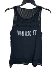 Torrid Active Work It Sleeveless Mesh Top Black Size 1 (1X) - Picture 1 of 5