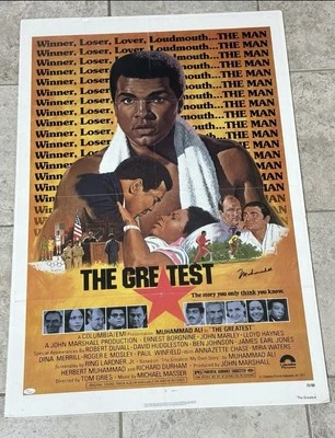 The Greatest - One Sheet Boxing Movie Poster Signed By Muhammad All JSA COA Rare - Image 1 of 2