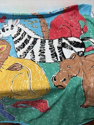 Rare KEN DONE Sheridan Vintage 80s Duvet Cover Tropical Fish Reversible 86 X 86” - Image 1 of 4