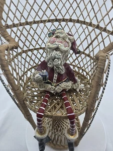 Estatuilla de cuidador de estante de Navidad Blue Sky Clayworks Mr Santa (C5-638) - Imagen 1 de 8