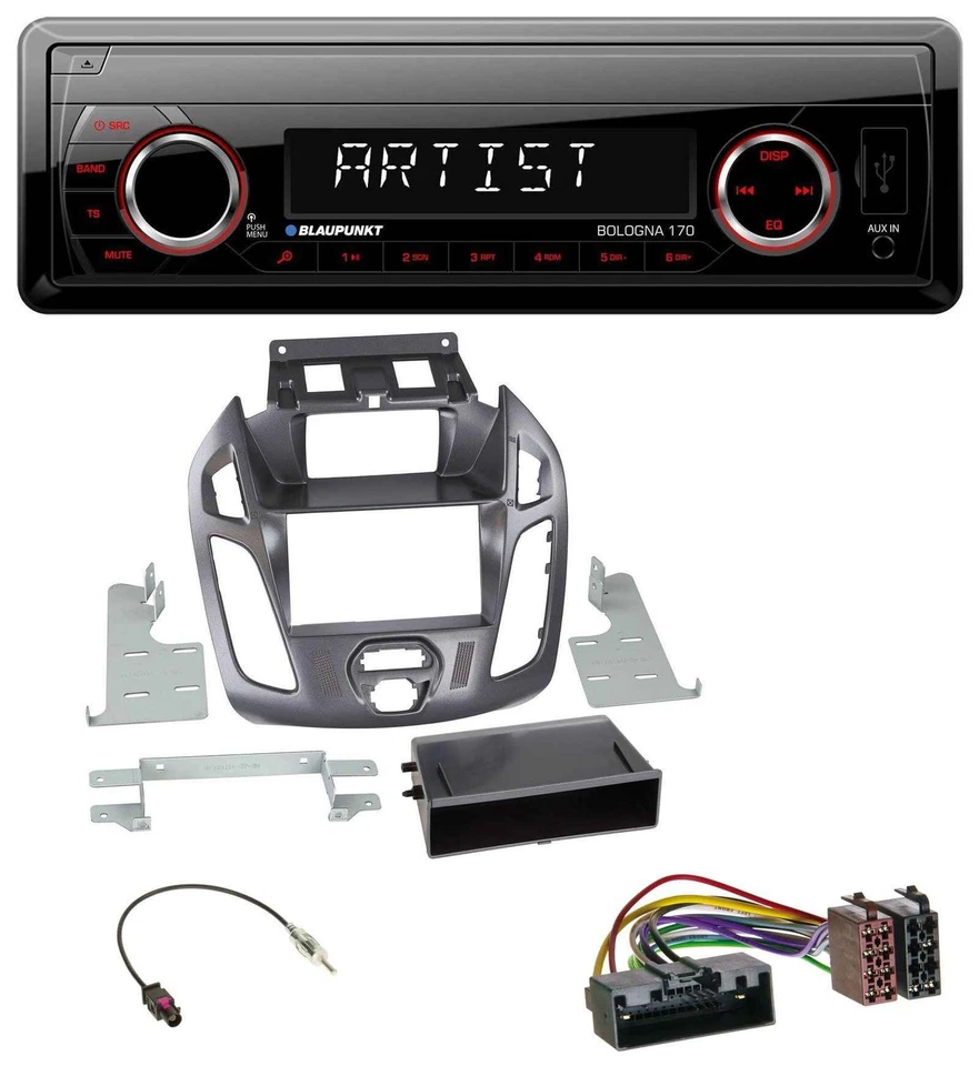 Blaupunkt SD USB 1DIN MP3 AUX Autoradio für Ford Transit Connect 12-18 Display P - Bild 1 von 4
