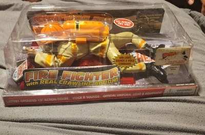 Boneco de ação Vision Toys "Action Heroes 12" bombeiro rastejante (novo e lacrado) - Imagem 1 de 2