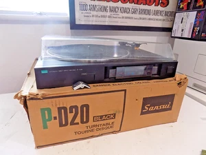 Sansui P-D20 Qualitäts Plattenspieler in OVP original getestet funktioniert - Bild 1 von 10